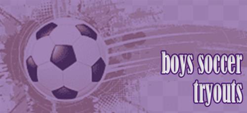  boys soccer tryouts